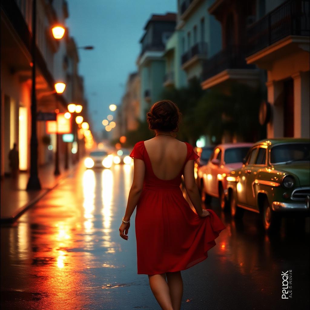 Havana street at dusk — shot on RAZR street camera